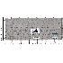 Клавиатура для ноутбука Samsung NP915S3, белая