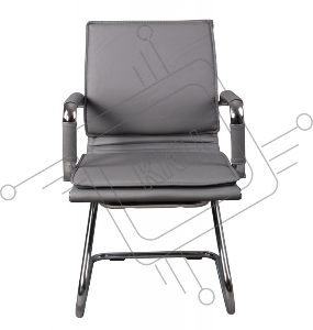 Кресло Бюрократ CH-993-Low-V/grey низкая спинка серый искусственная кожа