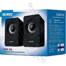 Акустическая система SVEN 135, черный (6 Вт, питание USB)