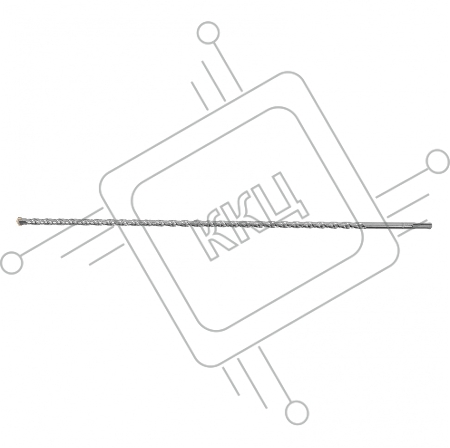 Бур MATRIX по бетону, 12x600 мм, SDS PLUS MATRIX 71063