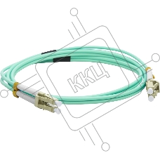 Патч-корд LANMASTER LAN-2LC-2LC/OM3-10 2x50/125 OM3 LC дуплекс-LC дуплекс 10м LSZH голубой