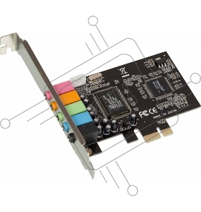 Звуковая карта PCI-E C-media ASIA PCIE 8738 6C,  5.1, oem