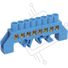 Шина нулевая Iek YNN10-812-8DP-K07 в комб DIN-изол 