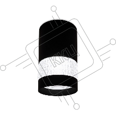Светильник Ambrella light TN374 SBK черный песок GU5.3 D65*117