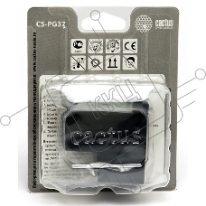 Картридж струйный Cactus CS-PG37 черный (9 мл) для Canon Pixma iP1800/iP1900/iP2500/iP2600/MP140/MP190/MP210/MP220/MP470/MX300/MX310a