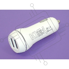 Автомобильное зарядное устройство AMPERIN CCW2USB USB 1 DC 5V/2.1A USB 2 5V/1A Белый