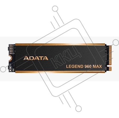 Накопитель SSD ADATA 4Tb LEGEND 960 MAX, M.2(22x80mm), NVMe 1.4, PCIe 4.0 x4, 3D NAND, R/W 7400/6800MB/s, IOPs 700 000/550 000, TBW 3120, DWPD 0.43, with BIG Heat Spreader (5 лет)