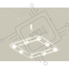 Светильник Ambrella light XB9177151/8 SWH/FR белый песок/белый матовый GX53 (C9177, N8433)