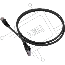 Патч-корд LANMASTER LSZH UTP cat.5e, 2.0 м, черный