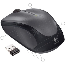Мышь беспроводная Logitech M235 серый/черный, 1000 dpi, радиоканал, USB, кнопки - 3