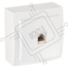 Nilson Роз. компьютерная 1-местн. ОУ (RJ45 CAT5), Темис (Themis), Белый (26111044)
