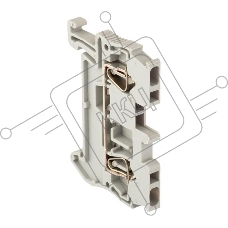 Колодка клеммная JXB-ST-1.5 17.5А самозажимная сер. PROxima EKF plc-jxb-st-1.5