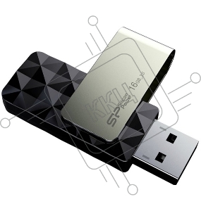 Флеш Диск Silicon Power USB Drive 16Gb Blaze B30 SP016GBUF3B30V1K {USB3.0, Black}