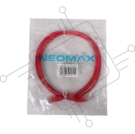 Коммутационный шнур NEOMAX  (13001-015R) Шнур коммут. UTP 1.5 м, кат. 5е - красный