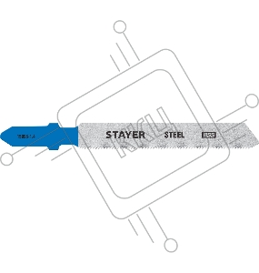 Полотна Stayer , T118A, для эл/лобзика, HSS, по металлу 1,5-2мм, T-хвост., шаг 1,2мм, 50мм, 2шт 1593-1.4_z02