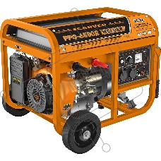 Электрогенератор бензиновый Carver PPG- 6500E WELDER, 5.5 кВт, 76 дБ, 92 кг