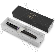 Ручка перьевая Parker IM Vibrant Rings F315 (2172948) Amethyst Purple PVD сталь нержавеющая F подар.кор.