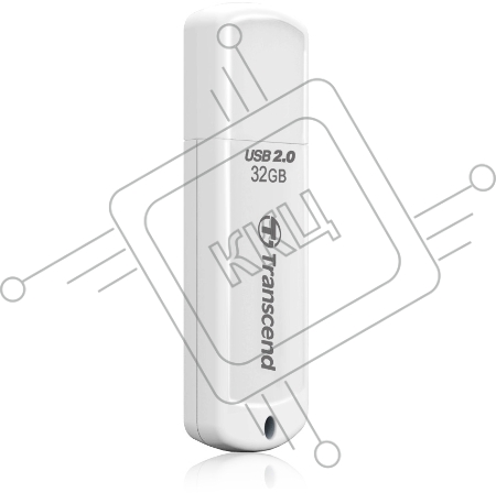 Флеш Диск Transcend 32Gb Jetflash 370 TS32GJF370 USB2.0 белый