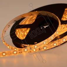 Лента LED силикон, 8 мм, IP65, SMD 2835, 60 LED/m, 12 V, цвет свечения желтый