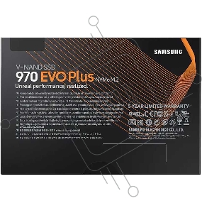 Накопитель SSD Samsung 500Gb M.2 PCI-E x4 MZ-V7S500BW 970 EVO Plus 2280 R3500/W3200MB/s