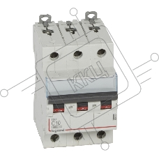 Выключатель автоматический DX3 3П С10A 6000/10kA