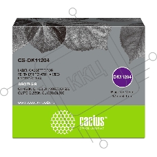 Картридж ленточный Cactus CS-DK11204 черный для Brother P-touch QL-500, QL-550, QL-700, QL-800