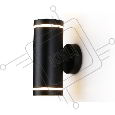 Светильник Ambrella light ST3333/2 BK черный IP54 GX53/2 max 15W 210*85*125