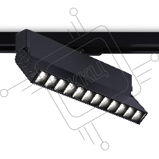 Трековый однофазный светодиодный светильник Ambrella light GL6819 BK черный LED 12W 4200K 24° 230*22*87