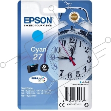Картридж струйный Epson T2702 (C13T27024022/C13T27024020) голубой, 300 стр., для WF7110/7610/7620
