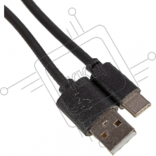Кабель USB (m)-USB Type-C (m) 1м черный