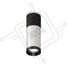 Светильник Ambrella Light XS6325060 PSL/SBK/PBK серебро полированное/черный песок/черный полированноый MR16 GU5.3