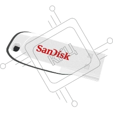 Флеш диск Sandisk 16Gb Cruzer SDCZ50C-016G-B35W USB2.0 белый