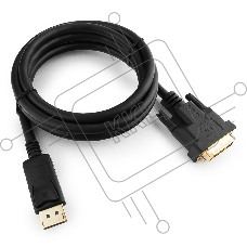 Кабель DisplayPort-DVI Gembird/Cablexpert 1.8м, 20M/19M, черный, экран, пакет(CC-DPM-DVIM-6)