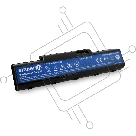 Аккумуляторная батарея Amperin для ноутбука Acer Aspire 4732, 5516 11.1V 4400mAh (49Wh) AI-5516