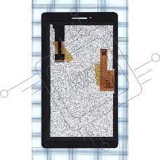 Модуль (матрица + тачскрин) для Lenovo Tab E7 TB-7104 черный