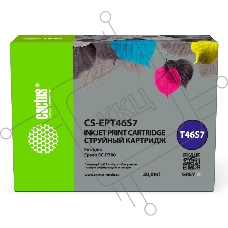 Картридж струйный Cactus CS-EPT46S7 (T46S7) серый пигментный (30 мл) для Epson SureColor SC-P700