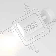 Спот на основании GWL-GU10-M-IP20 Одинарный Белый С Боковым рассеивателем Полосы
