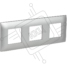 IEK SKANDY Серебряный Рамка 3-ая SK-F03S