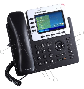 Телефон Grandstream GXP-2140, VoIP 2 Порта Ethernet 10/100/1000, 4 SIP линий, цветной TFT дисплей 480x272, HD Audio
