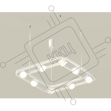 Светильник Ambrella light XB9177153/8 SWH/FR белый песок/белый матовый GX53 (C9177, N8477)