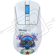 Мышь беспроводная/проводная A4Tech Bloody R73 Pro белый, 26000 dpi, USB Type-A, радиоканал, кнопки - 7