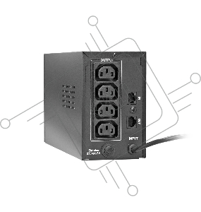 Источник бесперебойного питания ExeGate EP285521RUS Power Back BNB-400.LED.AVR.C13.RJ<400VA/240W, LED, AVR,4*IEC-C13, RJ45/11, Black>