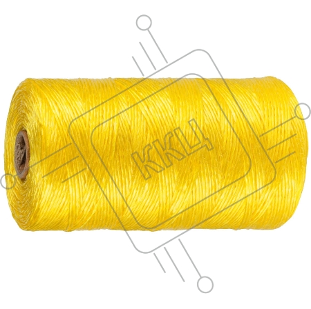 Шпагат STAYER многоцелевой полипропиленовый, d=1,5 мм, желтый, 110 м, 32 кгс, 0,8 ктекс