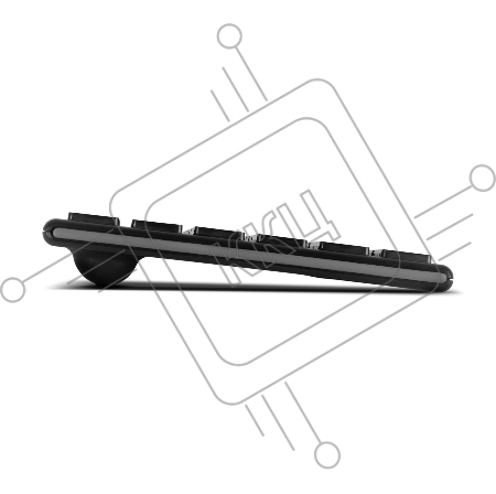 Беспроводной набор Sven ножничная клавиатура + мышь KB-C2550W чёрный (109 кл.,12Fn, 1000DPI, 2+1 кл.)