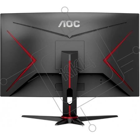 Монитор 23,6'' AOC C24G2AE 1500R Curved 1920x1080 165Гц VA WLED 16:9 1ms VGA 2*HDMI DP 3000:1 80M:1 178/178 250cd Speakers HAS Sviwel Tilt Black/Red