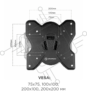 Кронштейн ONKRON M3S для телевизора 17