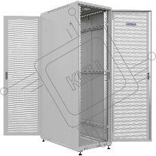 Шкаф серверный NTSS Премиум (NTSS-R42U60100PD/PD) напольный 42U 600x1000мм пер.дв.перфор. задн.дв.перфор. 900кг серый IP20 сталь