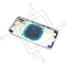 Задняя крышка (корпус) в сборе с рамкой для Apple iPhone X белый