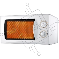 Микроволновая печь Mystery MMW-2013 белый, 20 л, 800 Вт, переключатели - поворотный механизм