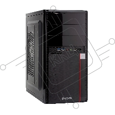 Компьютерный корпус Exegate EX277436RUS Minitower MA-371X Black, mATX <UN450, 120mm> 2*USB+2*USB3.0, Audio